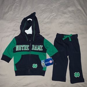 Notre Dame College matching suit